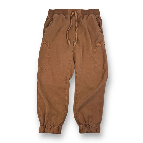 Aerie Utility Tan Joggers Size Large - Picture 2 of 6